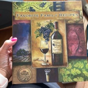 Favorite family recipes book for sale.